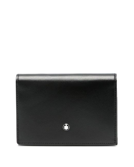 Montblanc Black Logo-plaque Leather Wallet for men