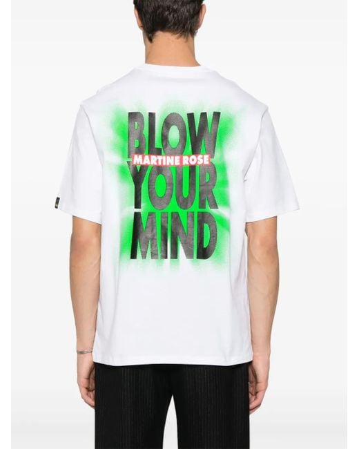 Martine Rose Green Classic T-Shirt for men
