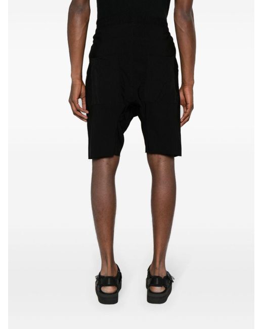 Shorts con vita media di Thom Krom in Black da Uomo