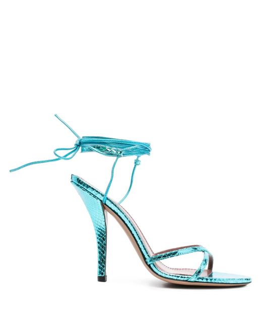 Paris Texas Blue 110Mm Linda Sandals