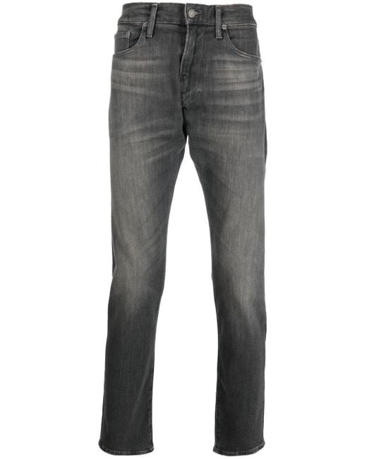 Polo Ralph Lauren Denim Low-rise Slim-cut Jeans in Grey (Grey) for Men ...