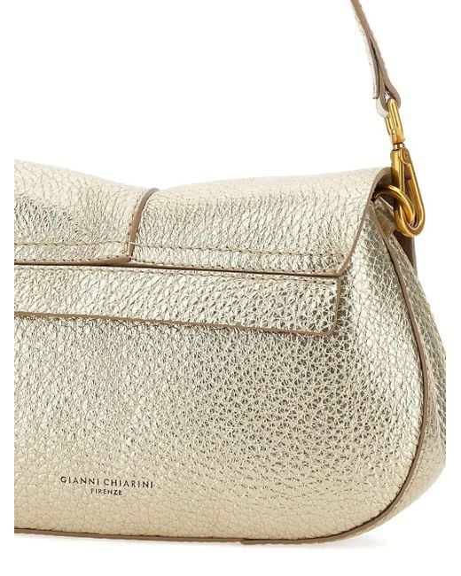 Gianni Chiarini Metallic Runde Helena Schultertasche