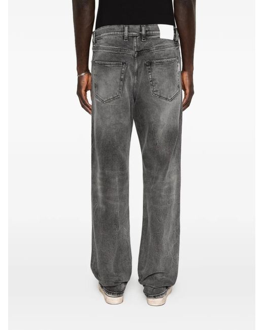 NUMERIS Jeans Mit Logo-Patch in Gray für Herren