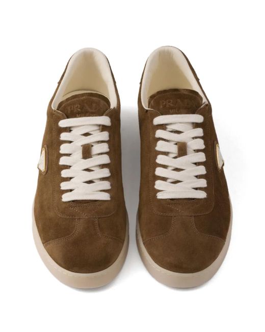Prada Brown Lane Sneakers for men