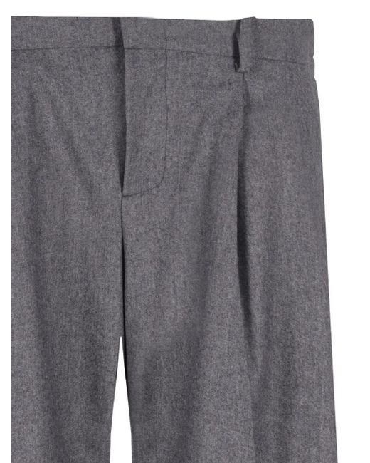 Laneus Gray Tailored Trousers for men