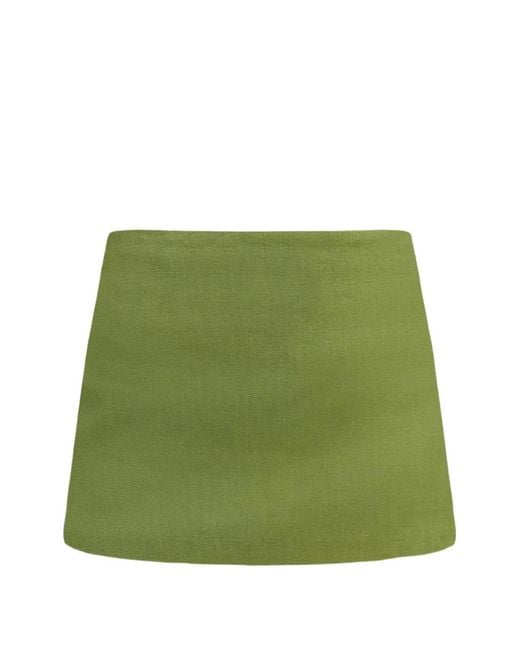 Minigonna Mia A Vita Bassa di Reformation in Green