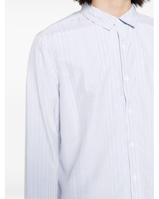 Private Stock White Kissinger Cotton Shirt for men