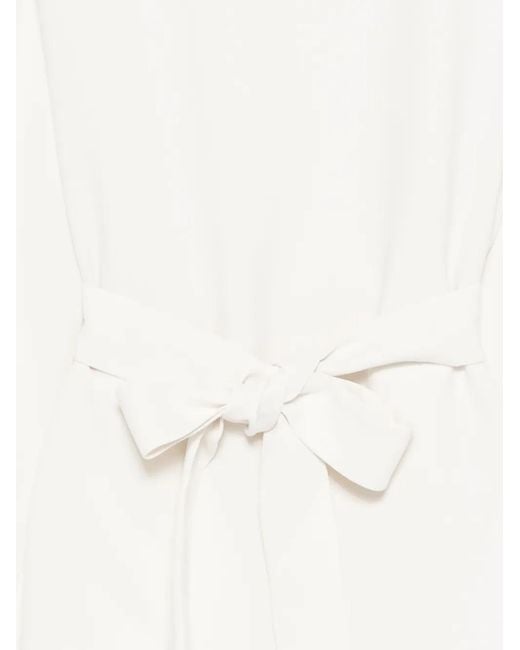 P.A.R.O.S.H. White Belted Blouse