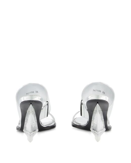 McQueen White Sandals
