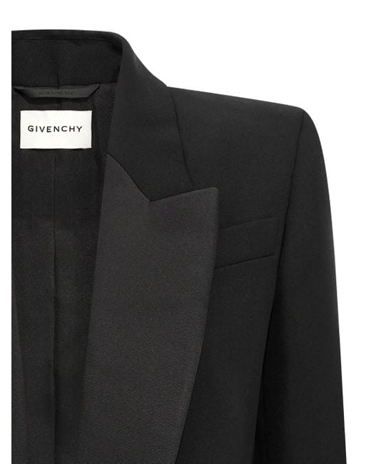 Givenchy パデッドショルダー ジャケット Black