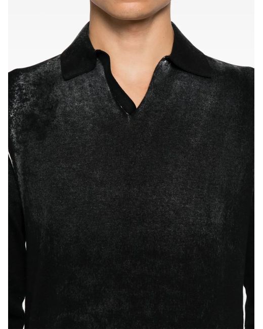 トップス DIESEL K-Lorenzo DIESEL K-Lorenzo Collar Polo Sweater in Black for Men | Lyst