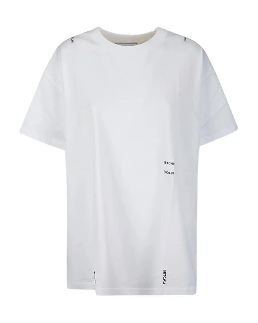 T-Shirt Origami Setchu en coloris White