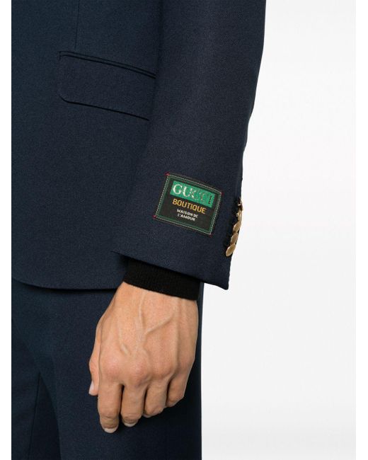Gucci Blue Two-piece Tailored Suit for men
