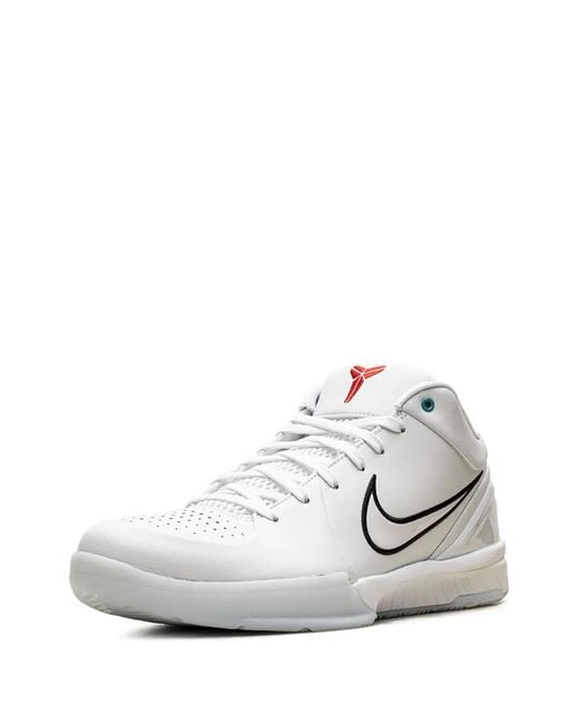 Nike White Zoom Kobe 4 Protro Sneakers for men
