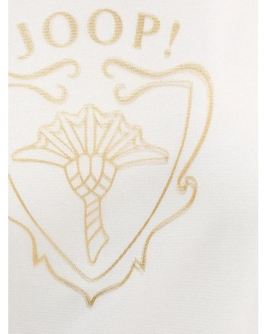 Joop! Blue Logo-Embellished Short-Sleeve Top