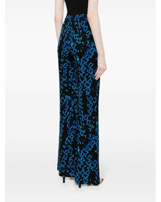 Pantalones Brooklyn con estampado gráfico Diane von Furstenberg de color Blue