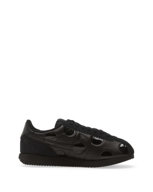 Nike Black Cortez Cut-Out Sneakers