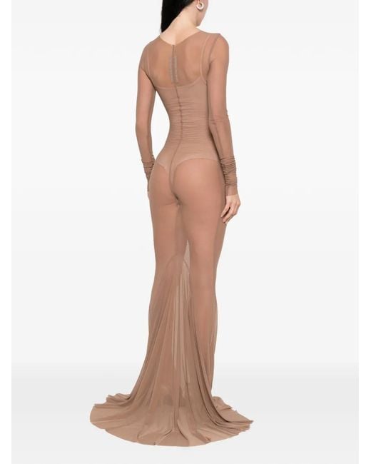 Rick Owens Pink Temple Maxi Dress