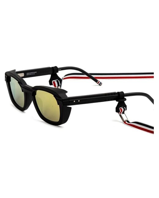 Thom Browne Natural Square-Frame Sunglasses