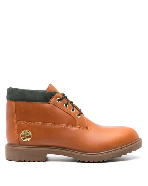 Timberland Brown Leather Ankle Boot for men