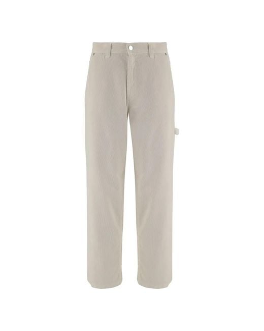 Haikure Gray Straight-Leg Trousers