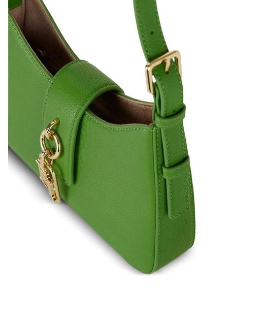 Elisabetta Franchi Green Buckle Pendant Mini Bag