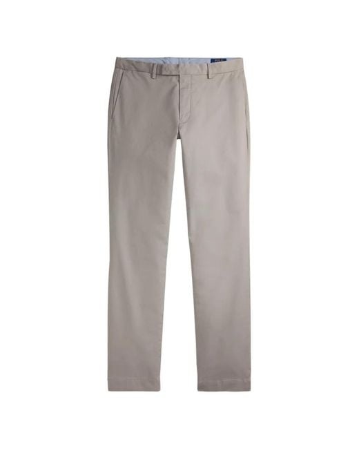 Polo Ralph Lauren Gray Greenwich Slim-Fit Trousers for men