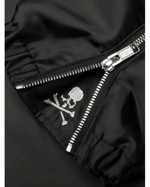 Mastermind Japan Black Logo-Print Coach Jacket for men