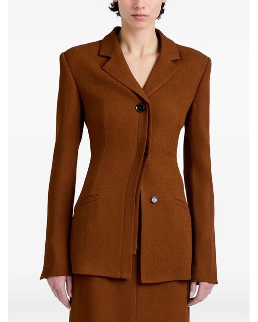 Proenza Schouler Brown Vioni Jacket