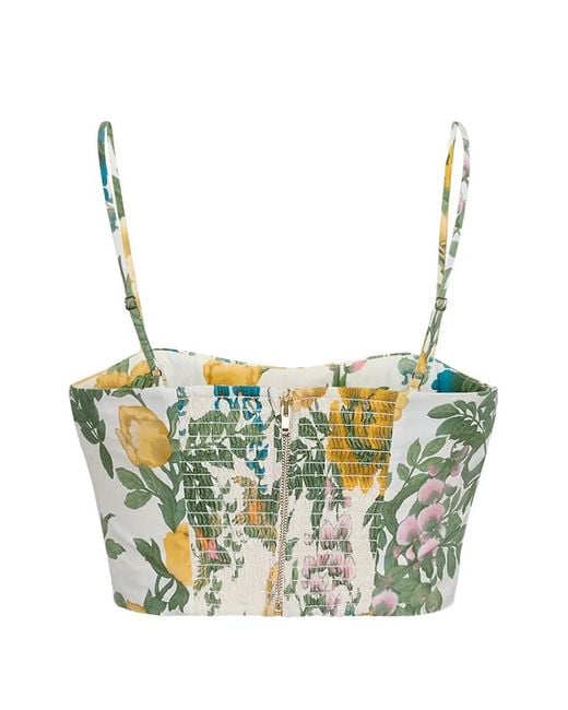 Cara Cara Blue Seema Floral-Print Top