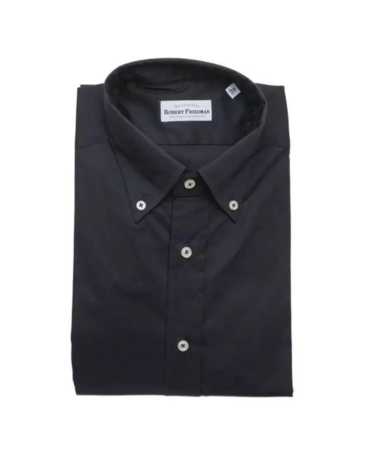 Robert Friedman Blue Button-Down Shirt for men