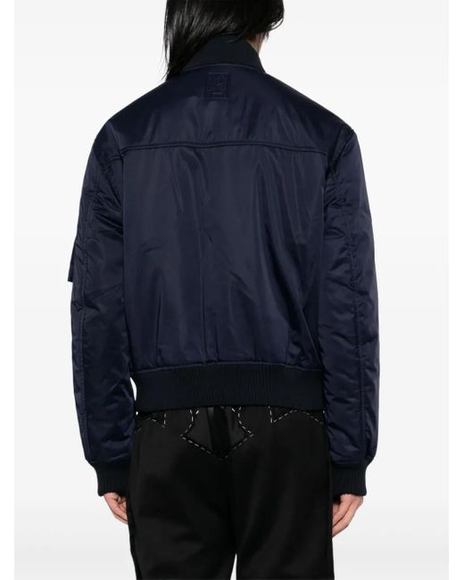 Chaqueta bómber con cremallera Ferragamo de hombre de color Blue