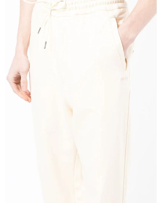 Juun.J White Drawstring Track Pants for men