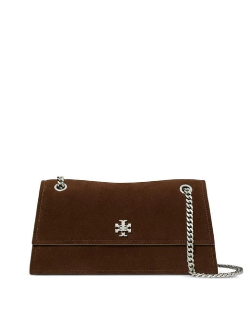 Tory Burch Brown "Kira Turnlock" Shoulder Bag