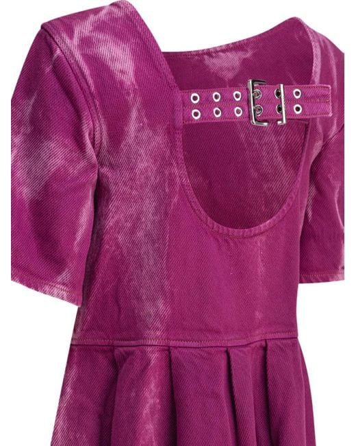 Ganni Purple Midi Dresses