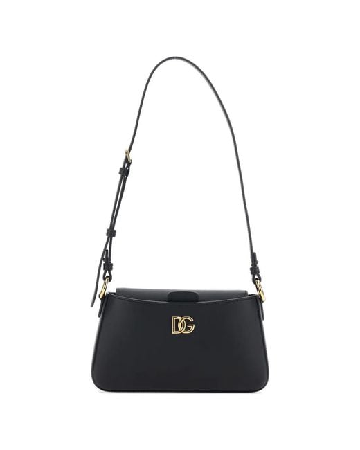 Dolce & Gabbana White Mini Vintage Brass Magnetic Closure Bag
