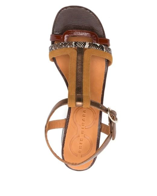 Chie Mihara Brown 70Mm Laluce Sandals