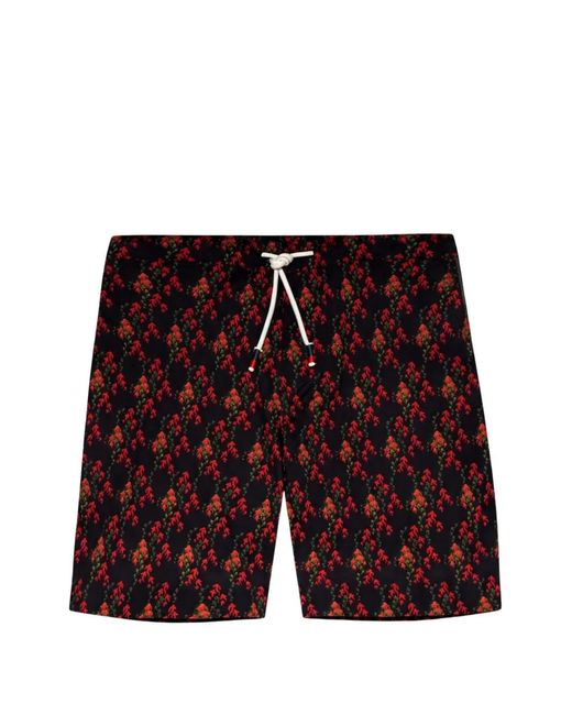 Orlebar Brown Purple Devlin Floral-Print Shorts for men