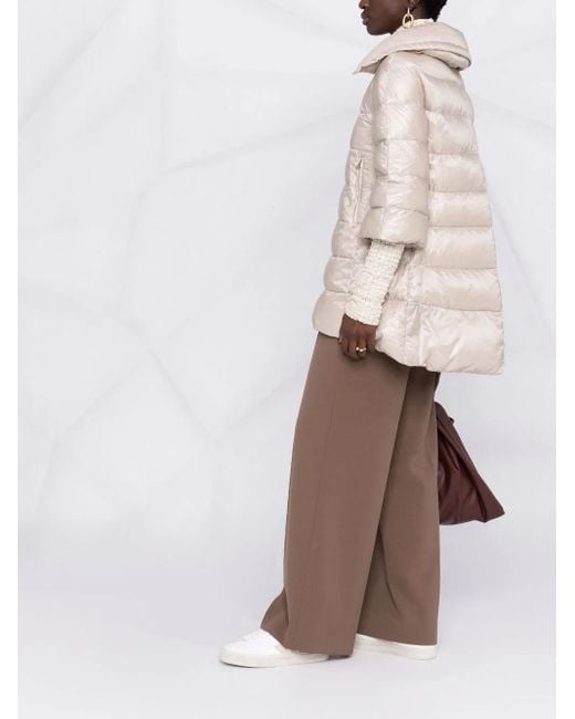 Herno Multicolor Cleofe Cropped-Sleeve Jacket