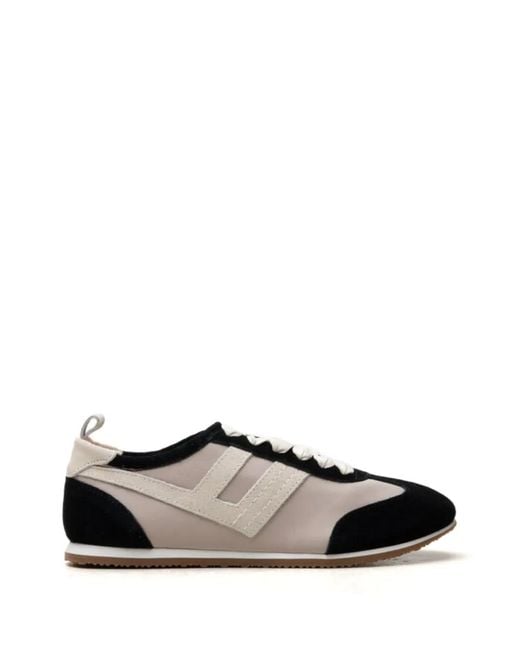 Free People Black Aces Lace-Up Fastening Sneakers