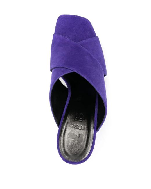 SI ROSSI Blue 135Mm Slip-On Sandals