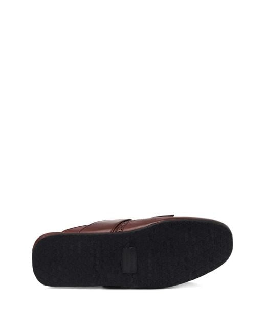 Scarosso Gemma Fringed Mules Brown