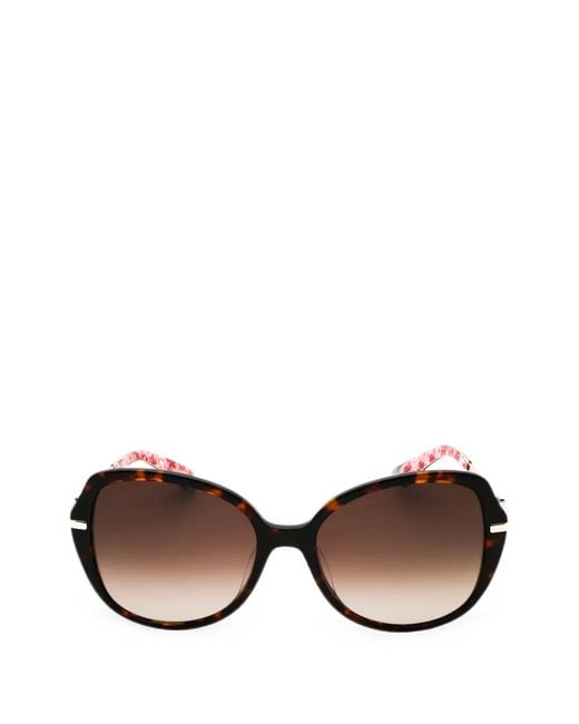 Kate Spade Brown Taliyah Oversized-Frame Sunglasses