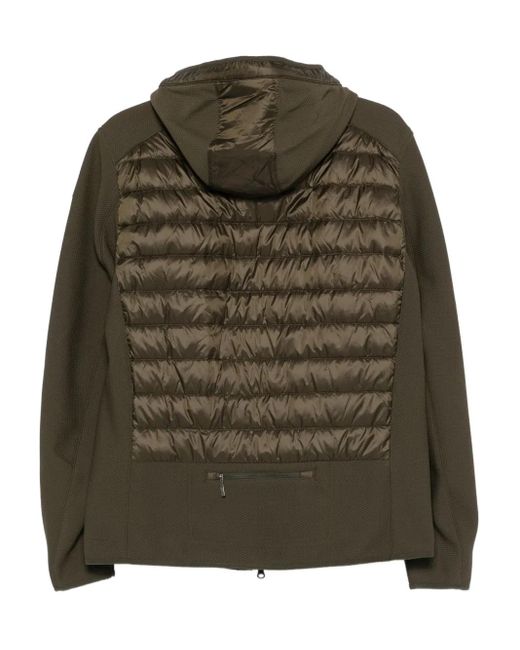 Parajumpers Green Quilted Hooded Jacket for men
