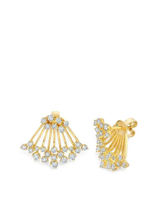 Graziela Metallic Açaí Diamond Earrings