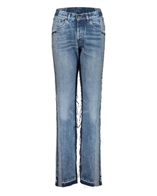 Maison Margiela Blue Jeans Mit Stone-Wash-Effekt