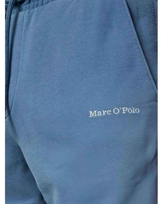Marc O' Polo Blue Drawstring-Waist Shorts for men