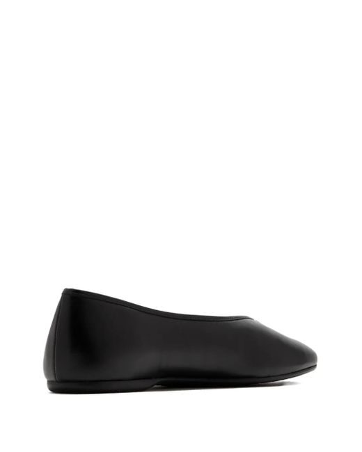 Vince Black Ori Leather Ballet Flats
