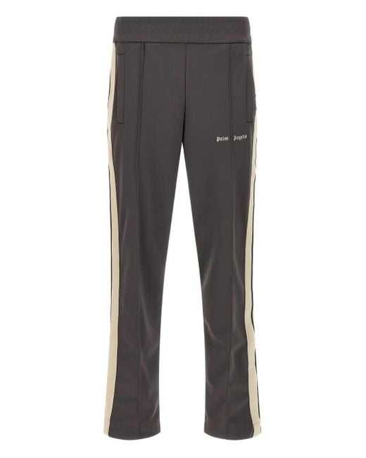 Pantalones de chándal con logo bordado Palm Angels de hombre de color Gray