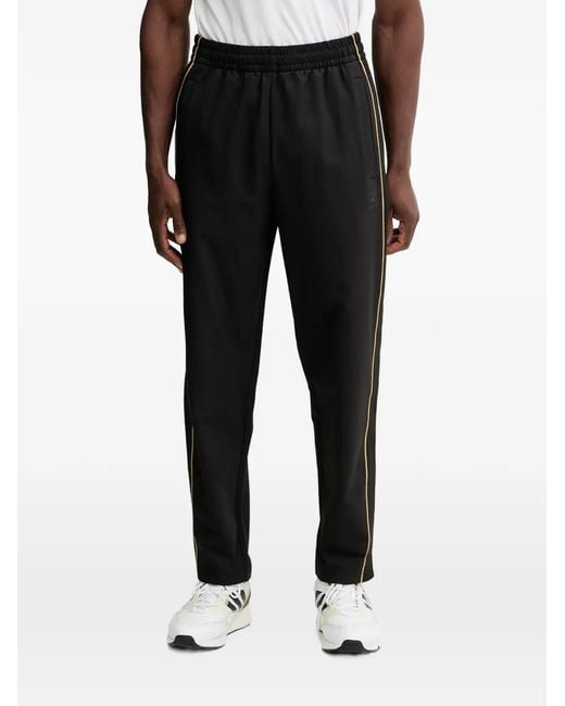 EA7 Black Zip Logo Tracksuit for men